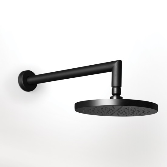 Almar, Επίτοιχος Βραχίονας Φ30cm, (Χωρίς Κεφαλή), Black Matt