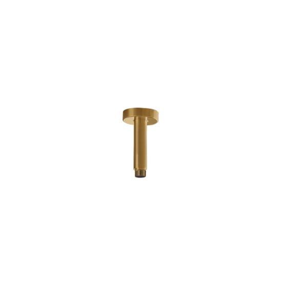 Eurorama, Βραχίονας Οροφής 10cm, (Χωρίς Κεφαλή) Gold Brushed