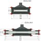 Wirquin So Low SL210, Κανάλι Ντούς 21cm, Inox