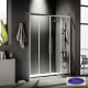 Devon Flow Slider 180 (177-181cm), Clear, Clean Glass, Chrome Devon Flow Slider 180 (177-181cm), Clear, Clean Glass, Chrome