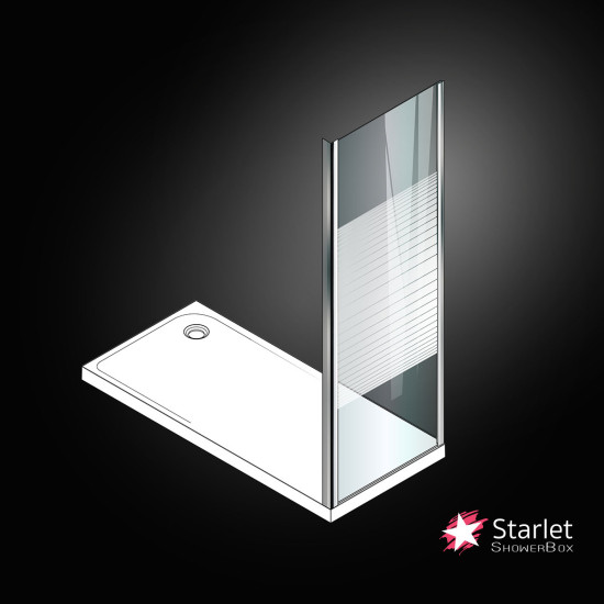 Starlet Side Panel 90 (87-89cm) Stripes Chrome