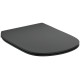 Ideal Standard Tesi, Κάθισμα Slim, Soft Close, Quick Release, Black Matt