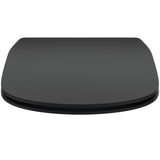 Ideal Standard Tesi, Κάθισμα Slim, Soft Close, Quick Release, Black Matt