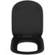 Ideal Standard Tesi, Κάθισμα Slim, Soft Close, Quick Release, Black Matt