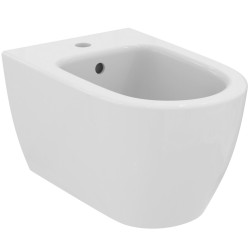 Ideal Standard I.Life O, Μπιντέ Επίτοιχο, με 1 οπή για μπαταρία μπιντέ, με υπερχείλιση
