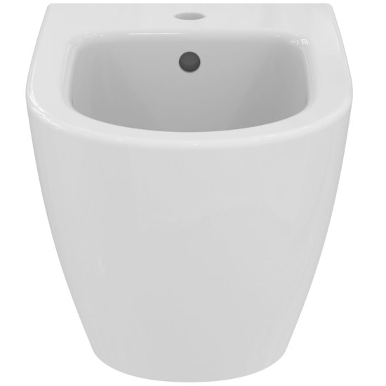 Ideal Standard I.Life O, Μπιντέ Επίτοιχο, με 1 οπή για μπαταρία μπιντέ, με υπερχείλιση