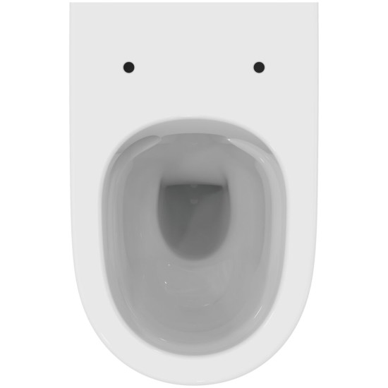 Ideal Standard I.Life O, HydroTwist®,BTW, Λεκάνη υψηλής πίεσης, υπερυψωμένη, Χωρίς Κάθισμα, Λευκή