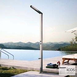 Icos Tera Επιδαπέδια Στήλη Ντουζ Ύψος 210 Εκ. Inox