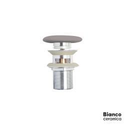 Bianco Ceramica Βαλβίδα Νιπτήρος Clic-Clac, Stone Grey