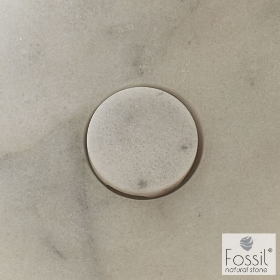 Fossil, Κάλυμμα βαλβίδας για Νιπτήρες Fossil, Carrara Nuovo