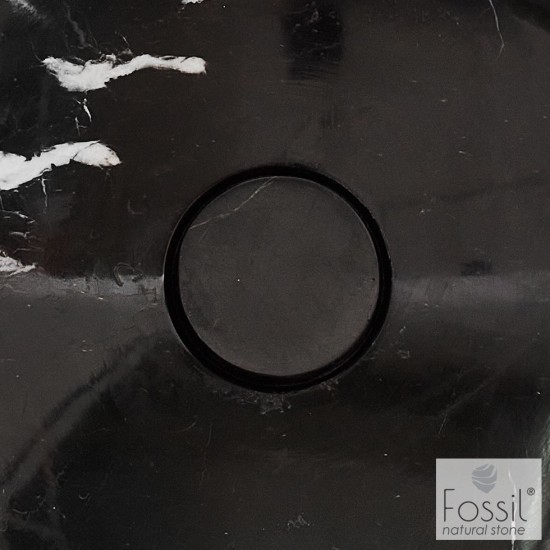Fossil, Κάλυμμα βαλβίδας για Νιπτήρες Fossil, Marquina Nero