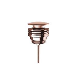 Voss Βαλβίδα νιπτήρος clic-clac, Inox PVD Gold - Rose Brushed