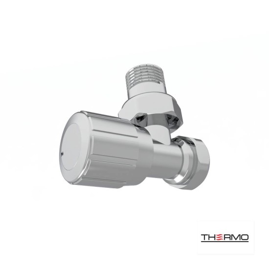 Thermo Βαλβίδα 1/2" (1 τεμάχιο) για Θερμαινόμενη Πετσετοκρεμάστρα, Chrome