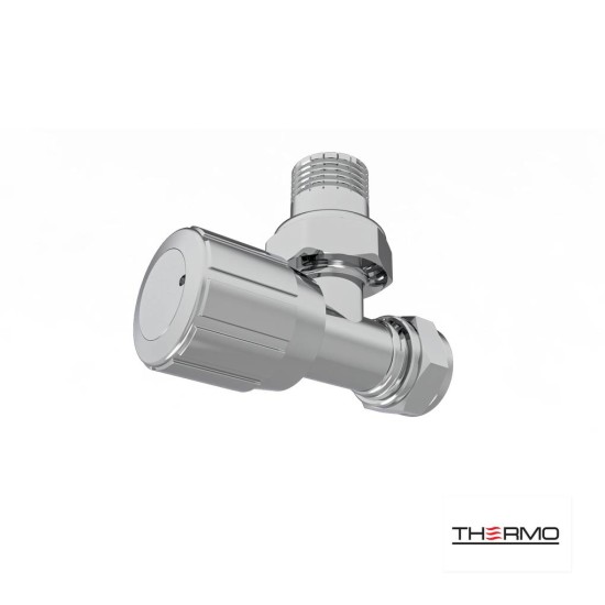 Thermo Pex, Βαλβίδα 1/2" (1 τεμάχιο) για Θερμαινόμενη Πετσετοκρεμάστρα, Chrome
