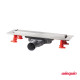 Wirquin Venisio Slim 70cm, Κανάλι Ντους, 2 Όψεων, Inox AISI 304