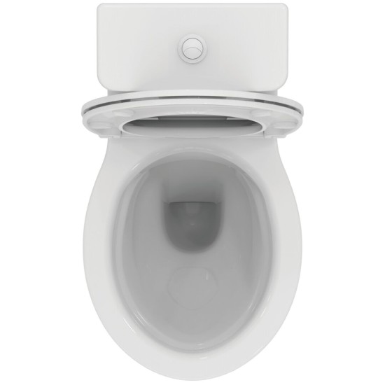 Ideal Standard Eurovit, Λεκάνη Καζανάκι και Κάθισμα, Λευκή