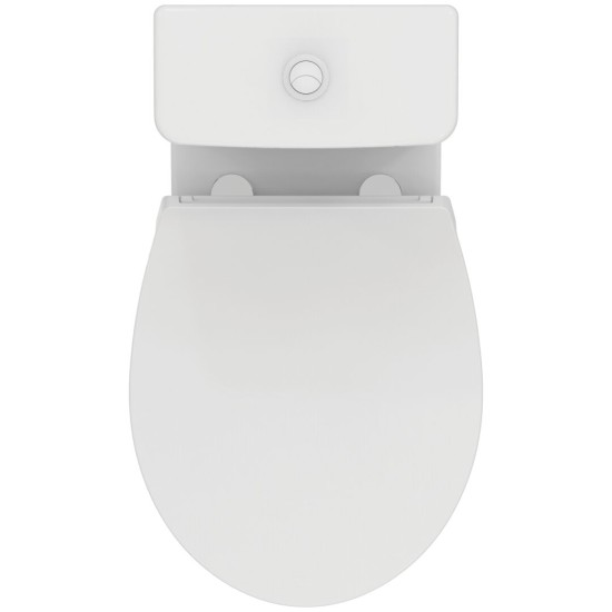 Ideal Standard Eurovit, Λεκάνη Καζανάκι και Κάθισμα, Λευκή