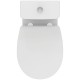 Ideal Standard Eurovit, Λεκάνη Rimless Χ/Π 365x620x790mm, Καζανάκι και Κάθισμα Soft Close Quick Rele