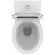 Ideal Standard Eurovit, Λεκάνη Rimless Χ/Π 365x620x790mm, Καζανάκι και Κάθισμα Soft Close Quick Rele