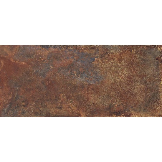Iris Ceramica Hilite Theke Acciaio Xxl Acciaio Corten Chrome 270X120 Lapped A'